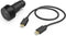 Hama Auto-oplaadset, USB-C, PD/Qualcomm®, USB-A, 18W, USB-C-kabel, 1,5 m, zwart