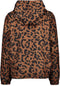 Moodstreet Meisjes Jas - 158/164 - Capuchon - Terra met tiger print