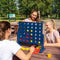 Giga 4 op een rij - Educatief spel - Houten speelbord met 36 schijven