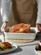 Keramische Ovenschaal 22 x 33 cm Wit, Large Lasagneschaal