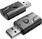 Exclusive by TW T7 - 2 in 1 USB Bluetooth 5.0 Zender en Ontvanger - Bereik tot 15 Meter - Draadloze Audio Adapter - Zwart/grijs