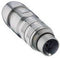 Lumberg 033200 08-1 DIN-connector Stekker, recht Aantal polen: 8 Zilver 1 stuk(s)