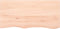 vidaXL - Wastafelblad - 100x50x(2-6) - cm - onbehandeld - massief - hout