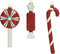 Snoep kunststof l6b2.20h12.60 cm a3 kerst