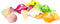 Snoep napoleon fruitmix zak 1kg | 5 stuks