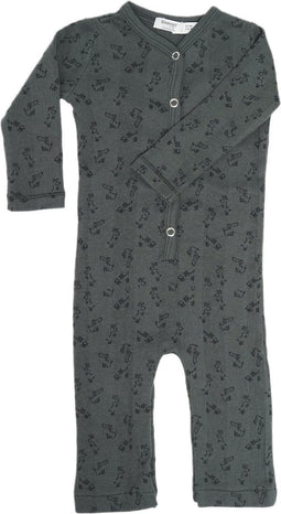 Snoozebaby Babypakje Donkergroen print - 62/68