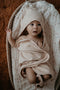 Snoozebaby Badcape Organisch Katoen Peach Blush - 80x80 cm