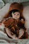 Snoozebaby Badcape Organisch Katoen Toffee - 80x80 cm