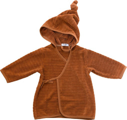 Snoozebaby Badjas Organisch Katoen Toffee - maat 86/92