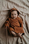 Snoozebaby Badjas Organisch Katoen Toffee - maat 86/92