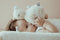Snoozebaby Knuffel Rammelaar Beer Bobby - Stone Beige