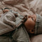 Snoozebaby Organisch Knuffeldoekje Warm Brown - 25x25 cm