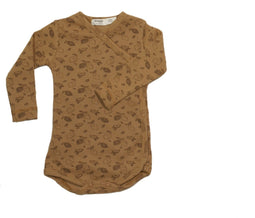 Snoozebaby Organisch Rompertje Toffee - maat 62/68