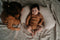 Snoozebaby Organisch Voedingskussen Afritsbare Hoes - Peach Blush