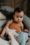 Snoozebaby Organisch Voedingskussen Afritsbare Hoes - Storm Grey