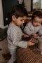 Snoozebaby Organische Pyjama Milky Rust Rainbow - maat 86/92