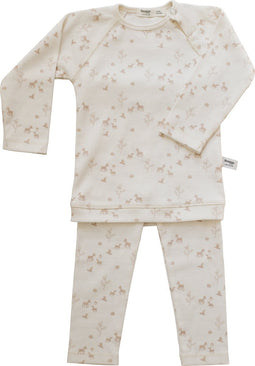Snoozebaby Organische Pyjama Peach Blush - maat 86/92