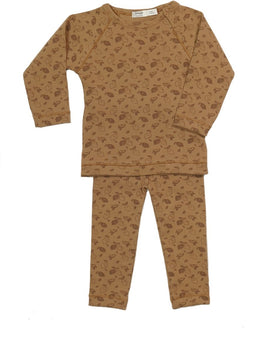 Snoozebaby Organische Pyjama Toffee - maat 86/92