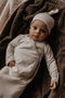 Snoozebaby Organische Slaapzak & Pakje in 1 Stone Beige - 3-6 mnd