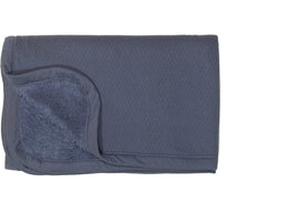 Snoozebaby Organische Wiegdeken Dubbellaags Blue Nights - 75x100 cm