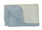 Snoozebaby Organische Wiegdeken Dubbellaags Fresh Blue - 75x100 cm