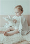 Snoozebaby Organische Wiegdeken Stone Beige - 100x150 cm