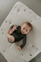 Snoozebaby romper Dark Green print - ORGANIC