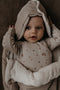 Snoozebaby romper lange mouw Milky Rust Rainbow