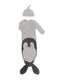 Snoozebaby Slaapzak & Pakje in 1 Grey Melange Pinguin incl. Mutsje - 0-3 mnd