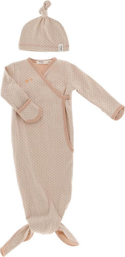 Snoozebaby Slaapzak & Pakje in 1 incl. Mutsje Milky Rust - 0-3 mnd
