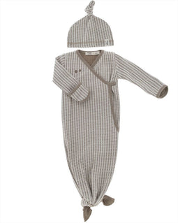 Snoozebaby Slaapzak & Pakje in 1 incl. Mutsje Warm Brown - 0-3 mnd