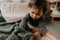 Snoozebaby toilet tas klein - Donker groen