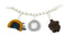 Snoozebaby Wagenspanner Activiteitenspeelgoed - 43 cm