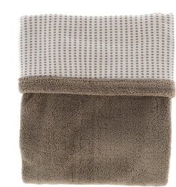Snoozebaby Wiegdeken Dubellaags Warm Brown - 100x150 cm