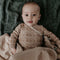 Snoozebaby Wikkeldoek Ledikant Donkergroen print - 120x120 cm