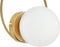 SNOWY - Wandlamp - Goud/Wit - IJzer