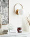 SNOWY - Wandlamp - Goud/Wit - IJzer