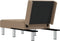 vidaXL - Chaise - longue - kunstleer - capuccinokleurig