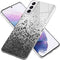 iMoshion Hoesje Geschikt voor Samsung Galaxy S21 Plus Hoesje Siliconen - iMoshion Design hoesje - Zwart / Transparant / Splatter Black