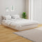 vidaXL - Bedframe - massief - hout - wit - 120x200 - cm