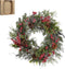 House of Seasons Randell - Kerstkrans - Ø50 cm - Rood