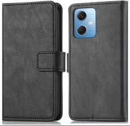 iMoshion Hoesje Geschikt voor Xiaomi Redmi Note 12 Hoesje Met Pasjeshouder - iMoshion Luxe Bookcase - Zwart