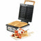 DOMO DO9274W - Wafelijzer - XL wafels 4x7 - PFAS-vrij - 1400W - Powder White
