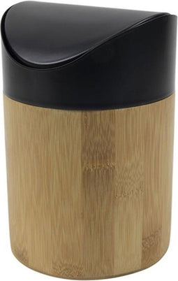 Afvalbak tafelmodel 1L bamboe.