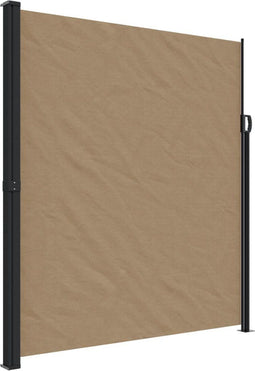 vidaXL - Windscherm - uittrekbaar - 220x500 - cm - taupe
