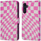 iMoshion Hoesje Geschikt voor Samsung Galaxy A14 (5G) / A14 (4G) Hoesje Met Pasjeshouder - iMoshion Design Bookcase smartphone - Roze / Retro Pink
