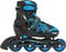 Roces Jokey 3.0 - Inline Skates - Verstelbaar 34-37 - Zwart Blauw
