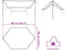 vidaXL - Kampeerluifel - waterdicht - 462x306x211 - cm - bruin