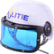 Johntoy Politie helm - verkleed accessoire - kunststof - 21 x 24 x 13 cm - wit