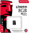 Kingston Industrial microSD - 8GB - UHS-I Class 10 A1 V30 - Zwart